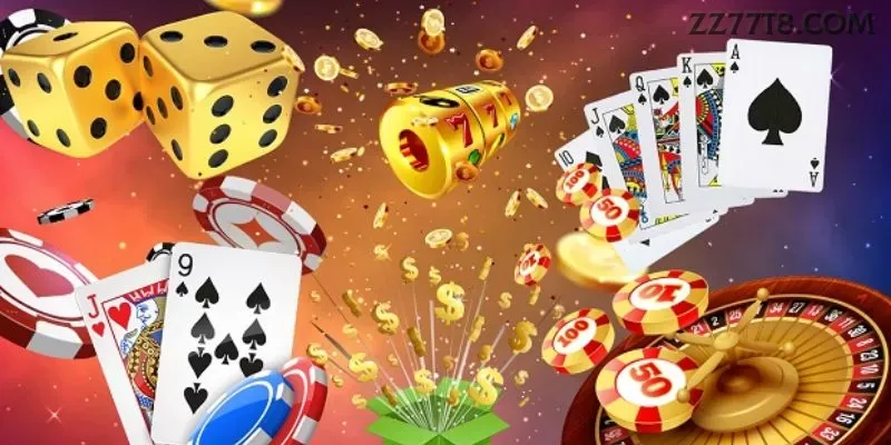 Imagem promocional de todos os jogos da zz77